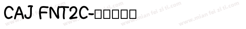 CAJ FNT2C字体转换